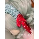 Twin Bears Take A Bite Of Cake Green&Red JSK and Salopette(1st Pre-Order/Full Payment Without Shipping)